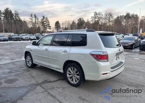 2012 Toyota Highlander Hybrid Limited V6 from USA, damaged, VIN JTEDC3EH7C2007041